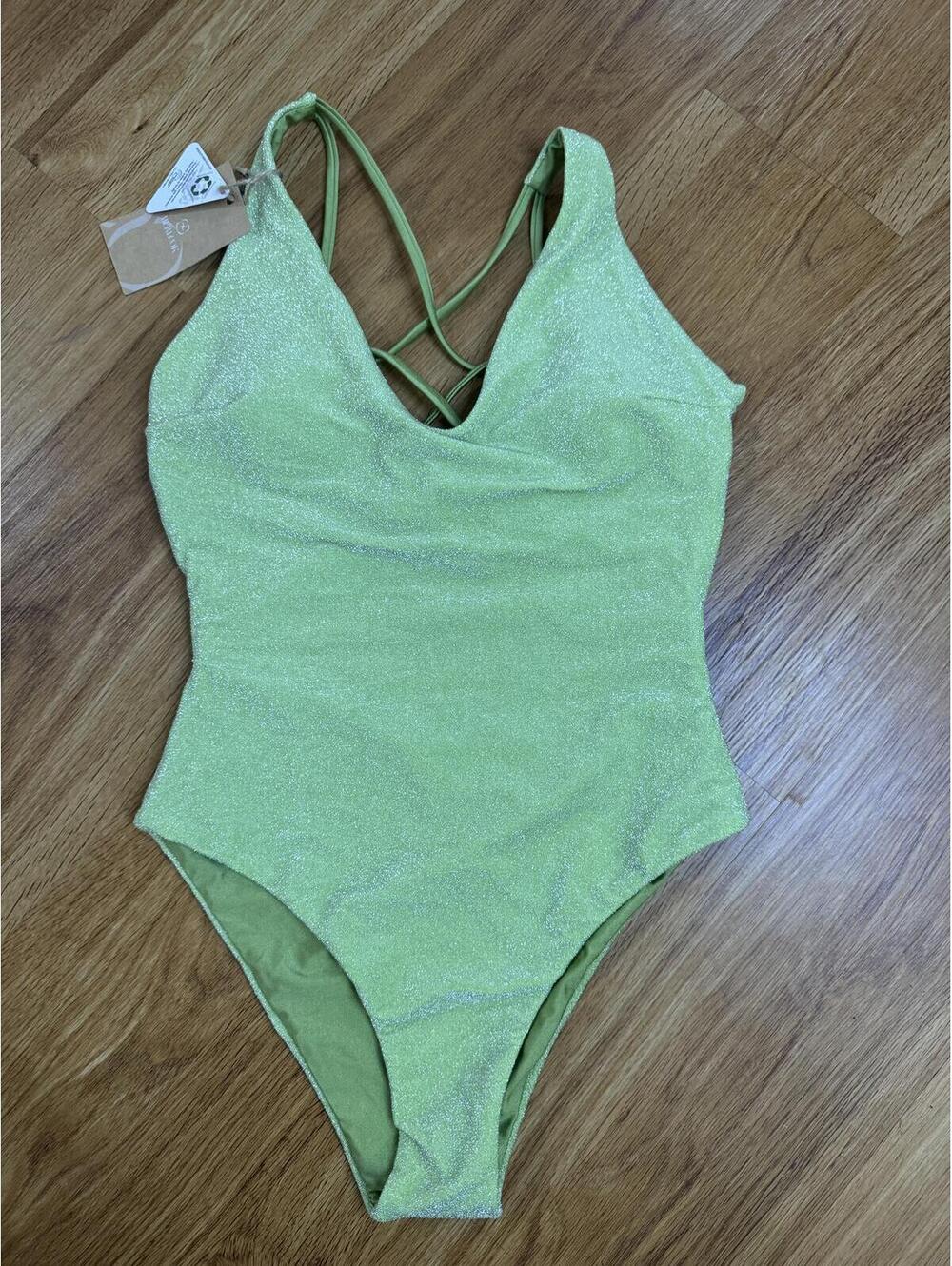 Berlook- Small Green Sparkle Swimsuit